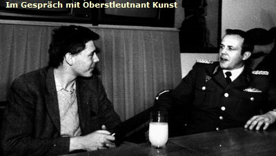 Im Gespr�ch mit Oberstleutnant Kunst